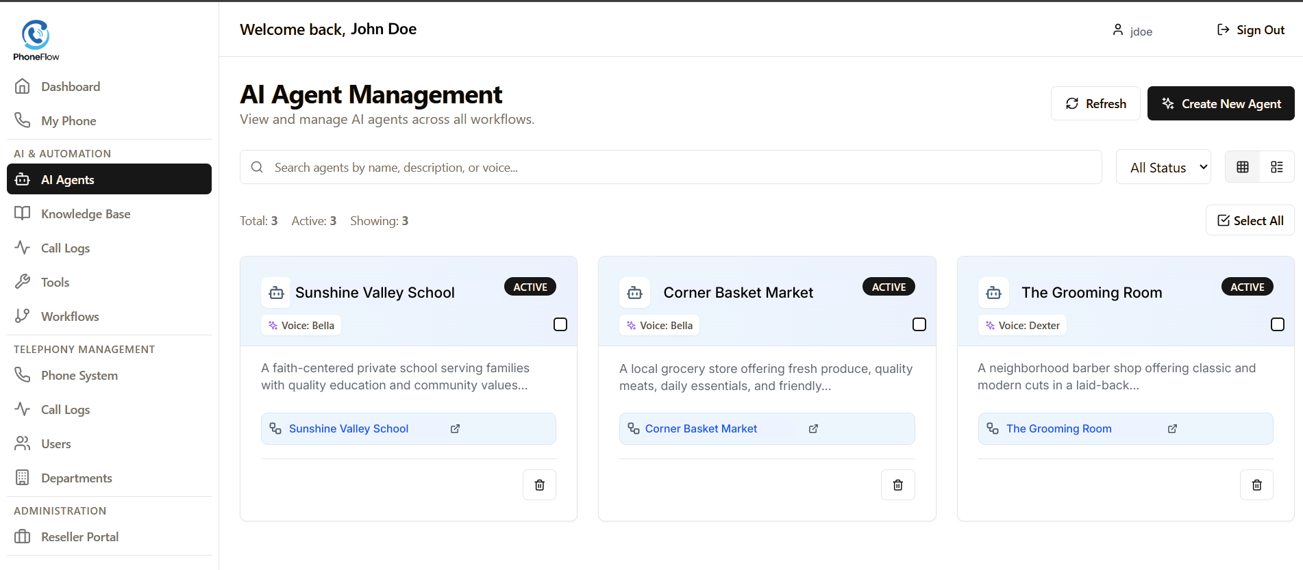 AI Agent Management